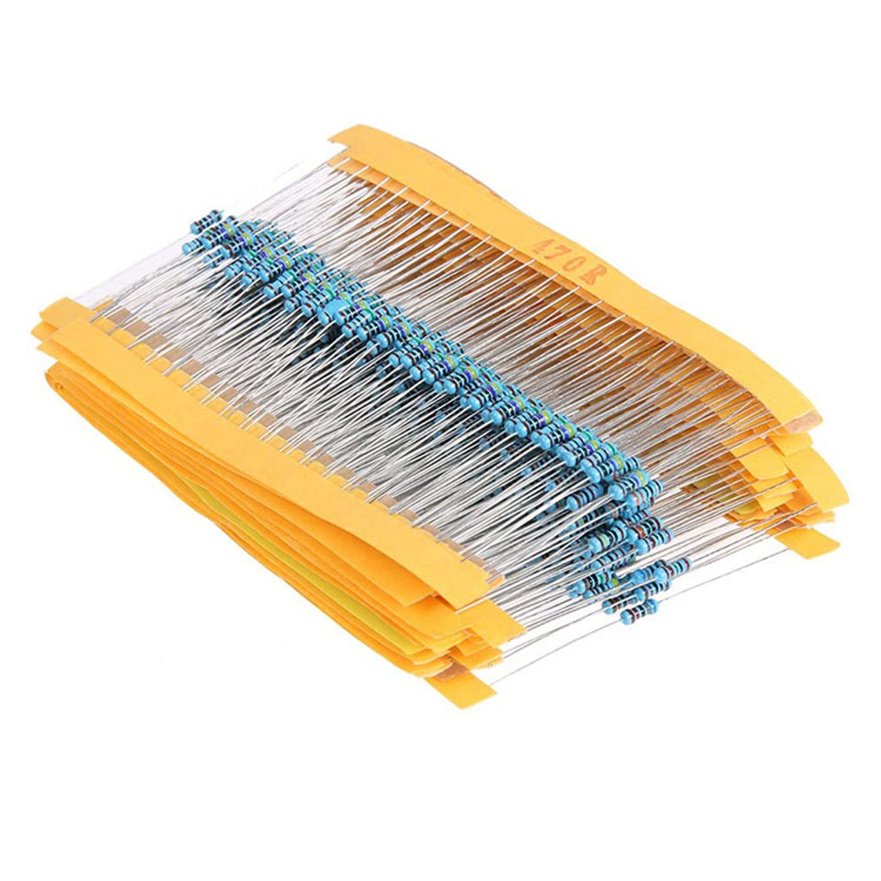 600pcs  Resistor Kit 1/4W 1% Metal Film