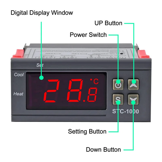 AC220V STC-1000 Thermostat Temperature Controller